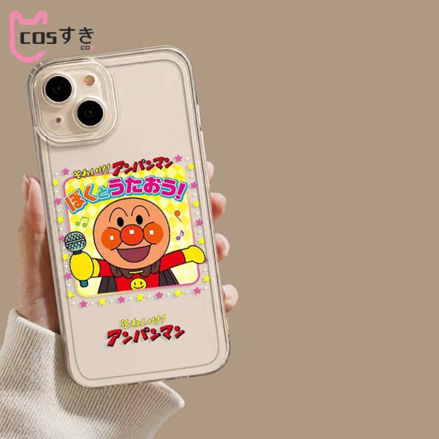 アンパンマン 15ProMax 用シリコーン製スマホケース シンプルスタイル